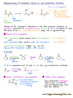 Organic Chemistry Summary Notes — Organic Chemistry Tutor