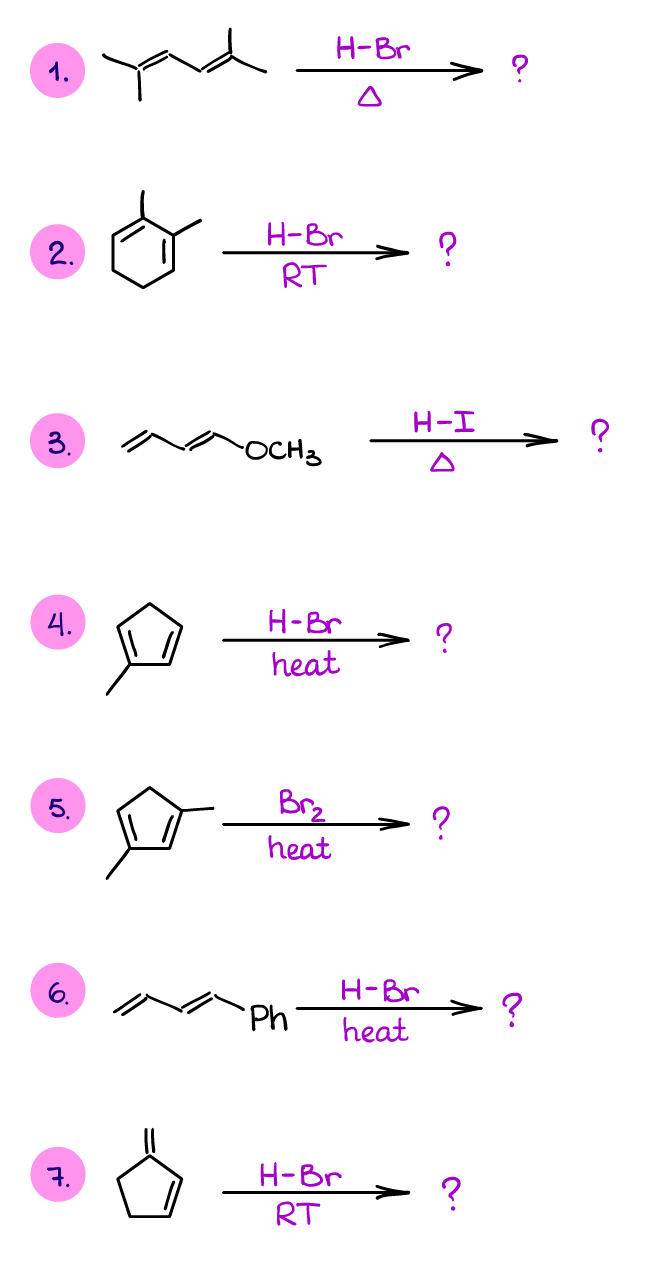 electrophilic-addition-to-dienes-workbook-organic-chemistry-tutor