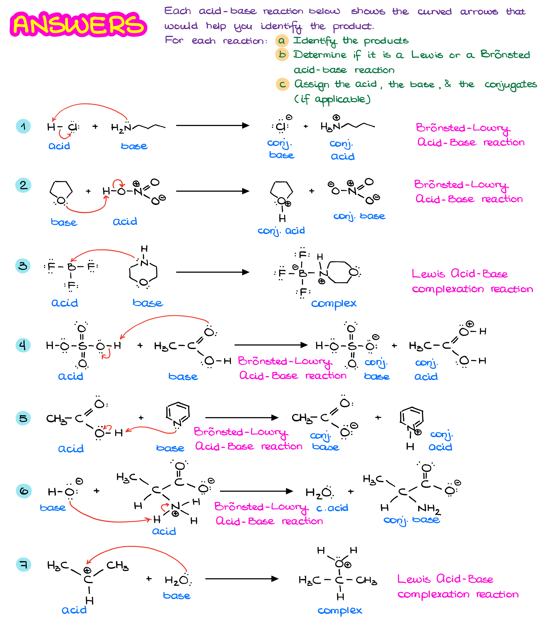 Curved Arrow in ABC Workbook [Answers] — Organic Chemistry Tutor