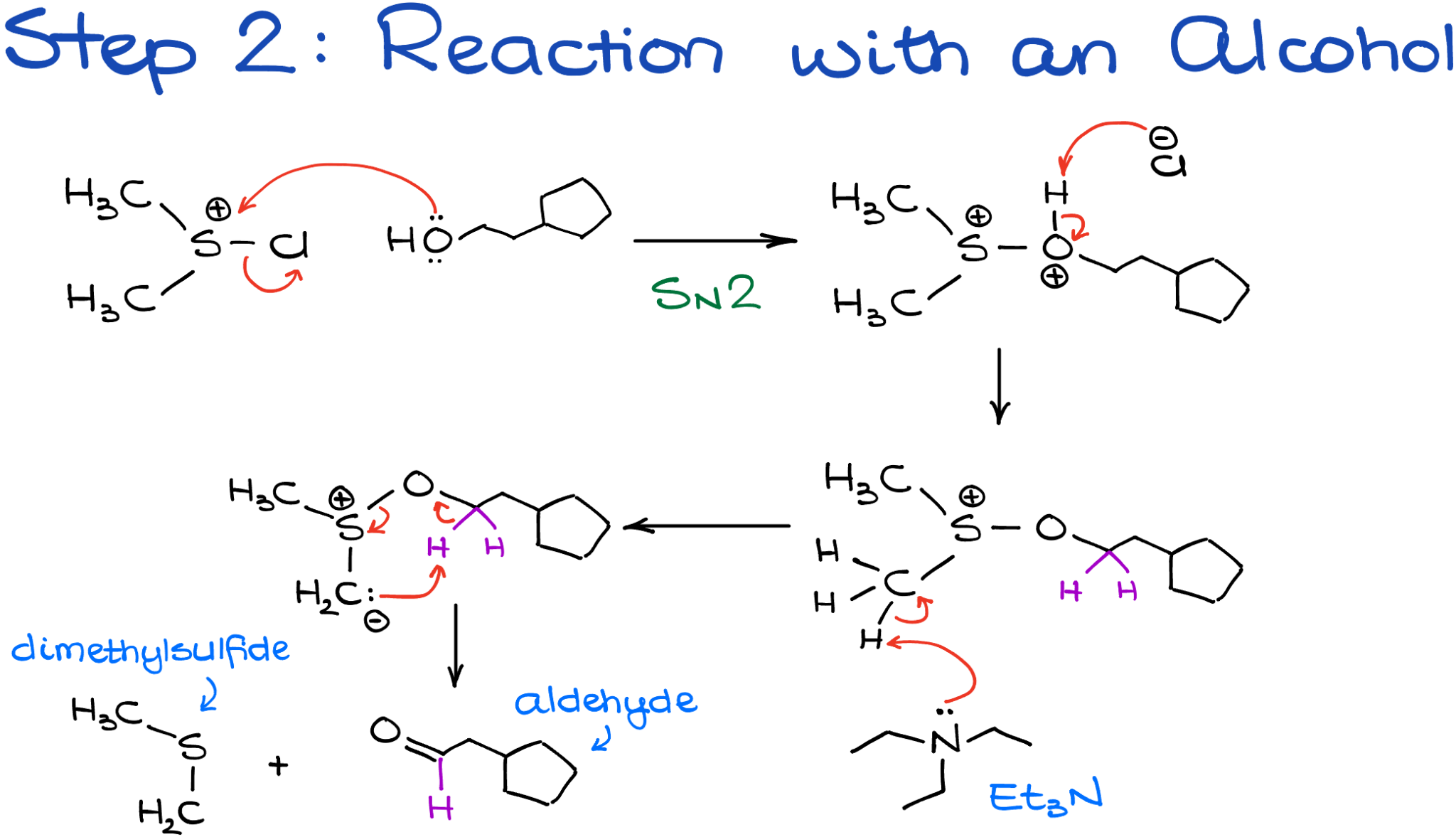 Swern Oxidation — Organic Chemistry Tutor 2556