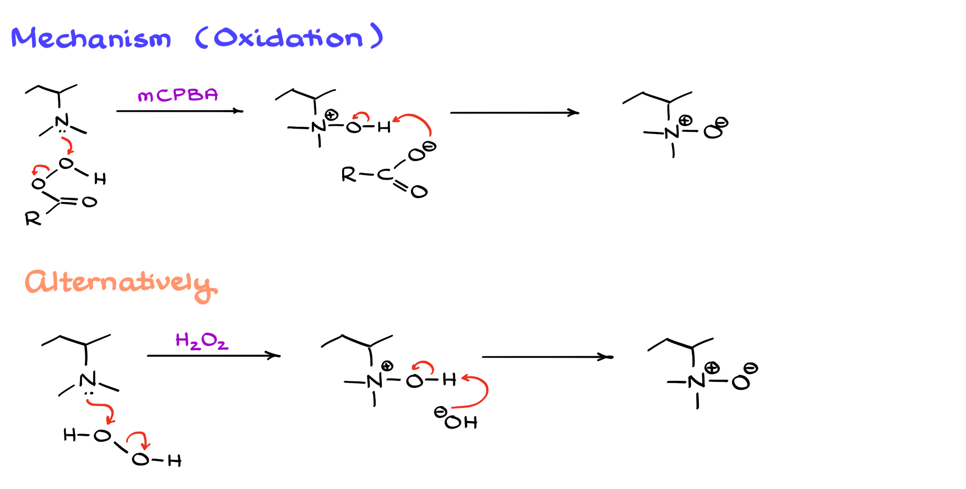 oxidation in the cope elimination