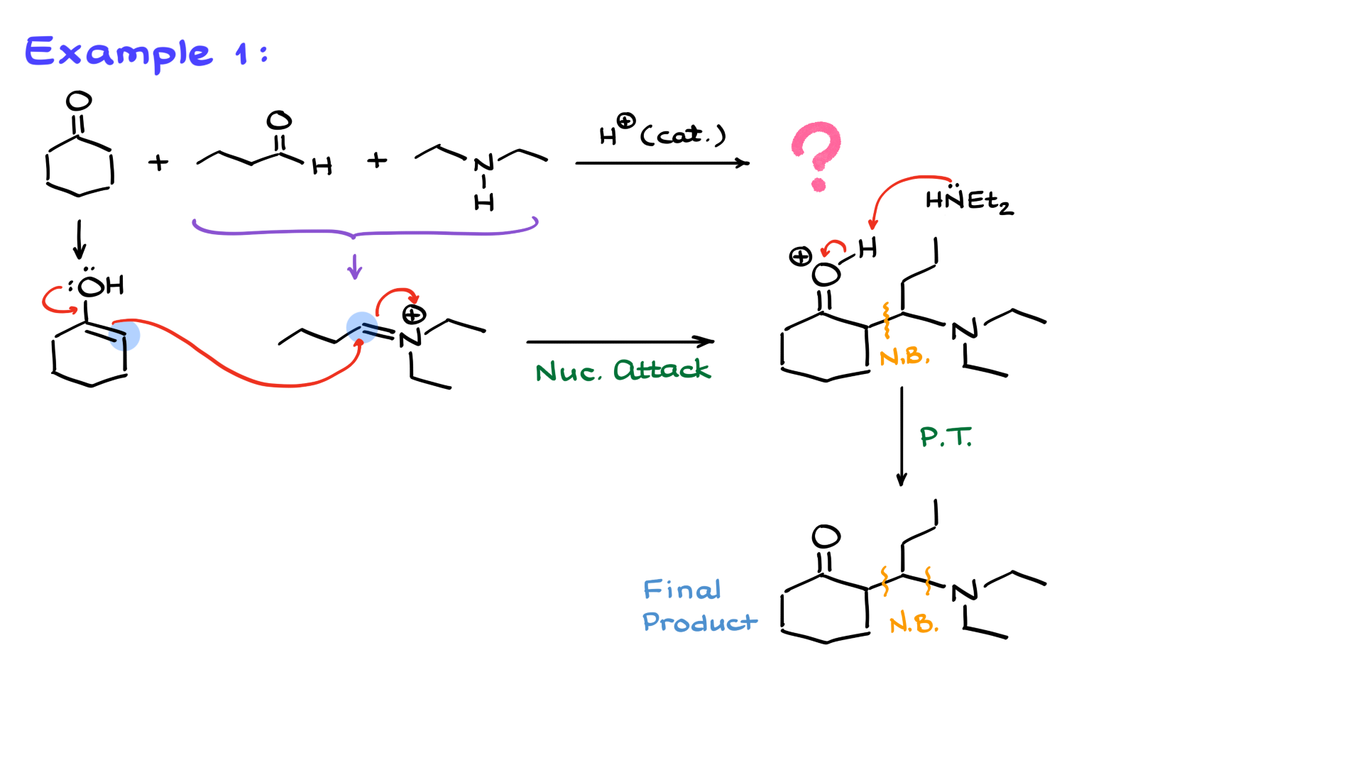 mannich reaction example 1