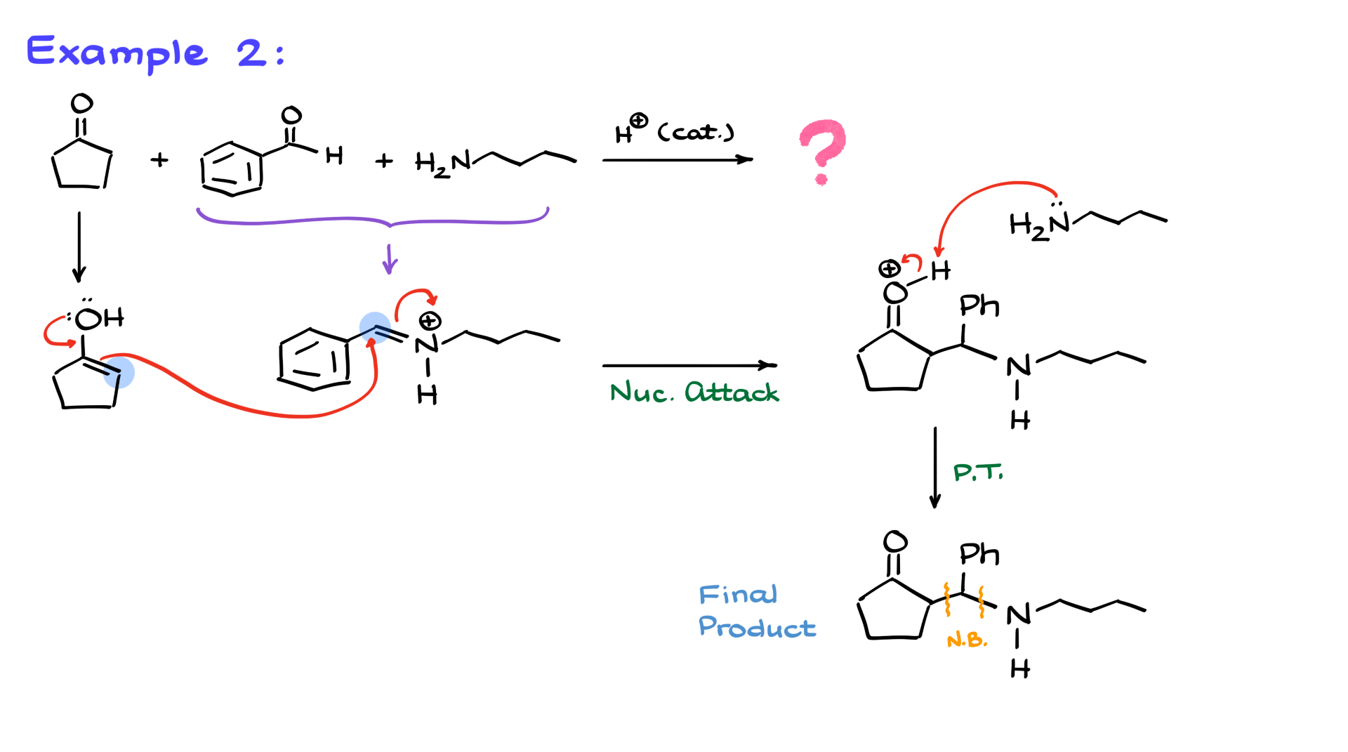 mannich reaction example 2